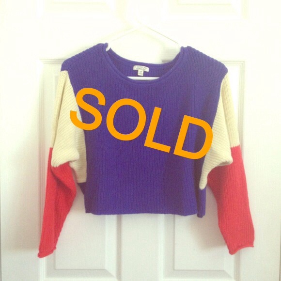 Cropped Americana Sweater