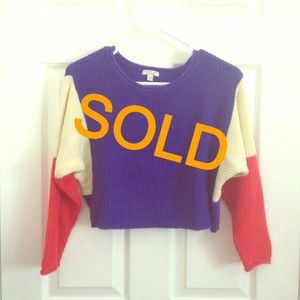 Cropped Americana Sweater