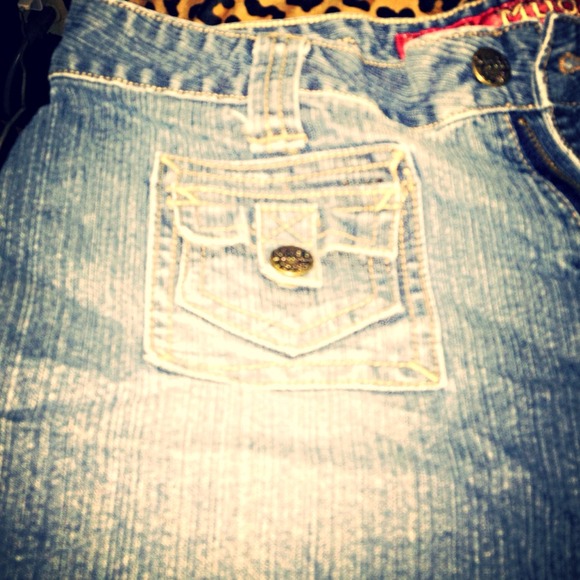 Mudd low rise jean shorts