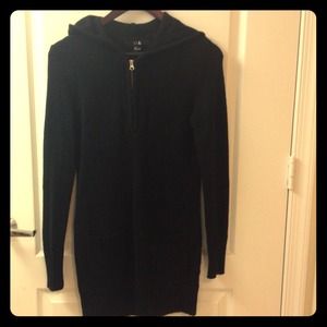 Forever21 Knitted Sweater Dress with Hood