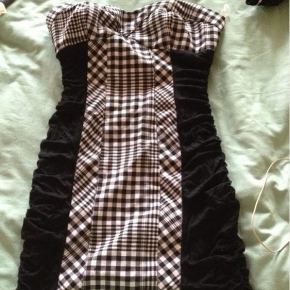 Black & White short dress