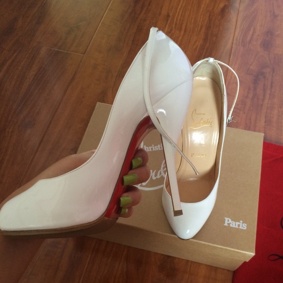 White Christian Louboutins - Picture 2 of 3
