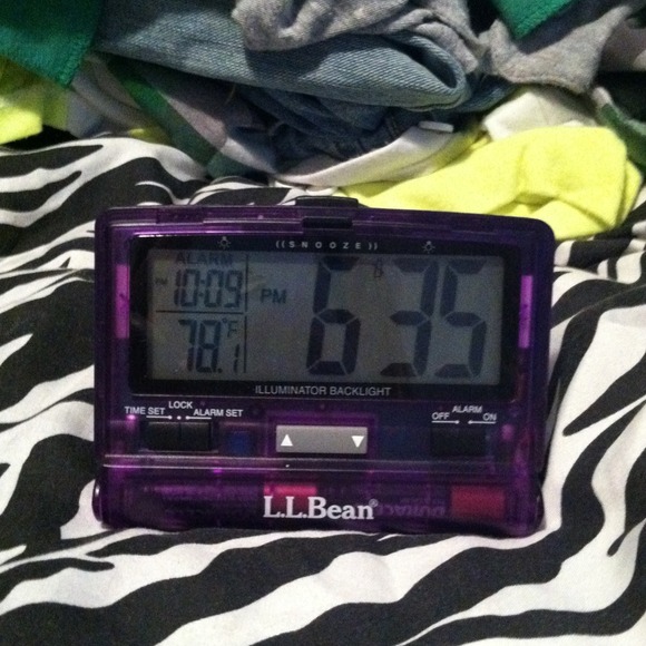 L.L Beam alarm clock