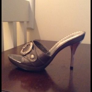 Silver Slingbacks