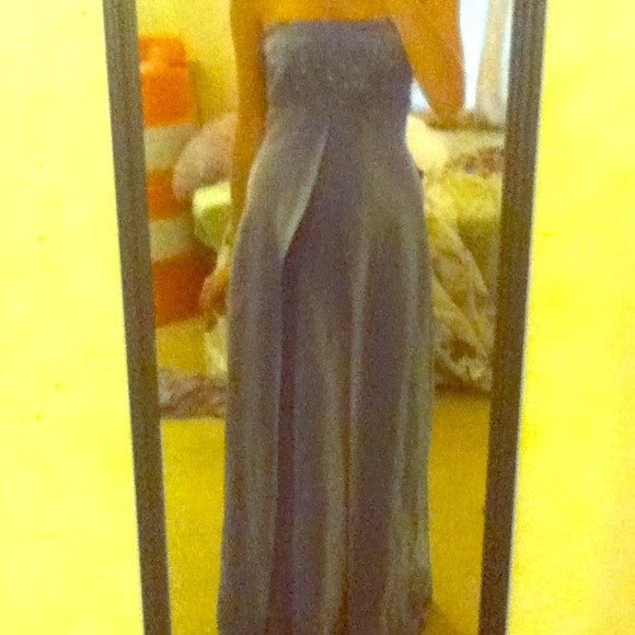 Formal silk dress