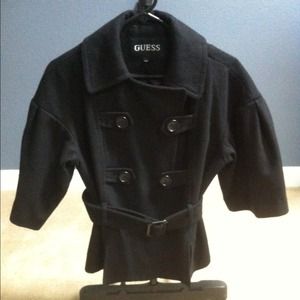 GUESS wool blend coat size SMALL