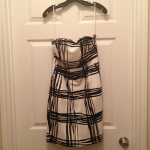 Express strapless dress.