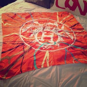 Hermes silk scarf Authentic