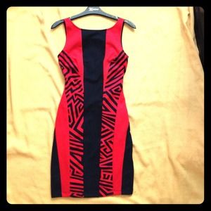 Crazy cool dress res/black