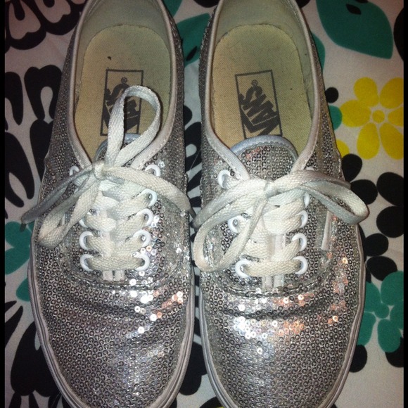 Silver sequenced Vans