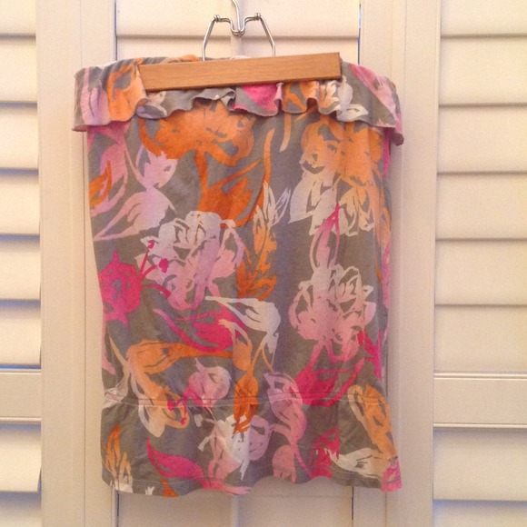 American Eagle Tropical Tank Top with Built-in Bra