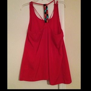 Bright Pink  Detailed Back Top