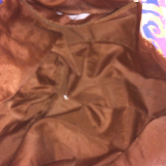 Brown with patterns bag - Picture 2 of 2