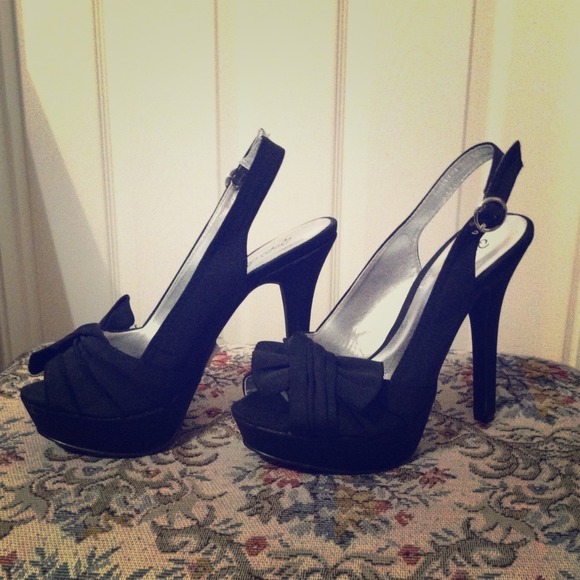 Black heels.