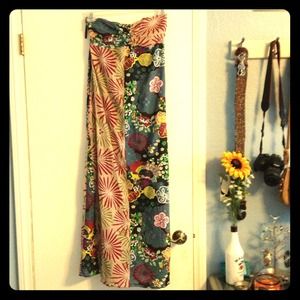 Strapless maxi dress