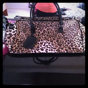 ‼️On HOLD‼️Cheetah print travel bag