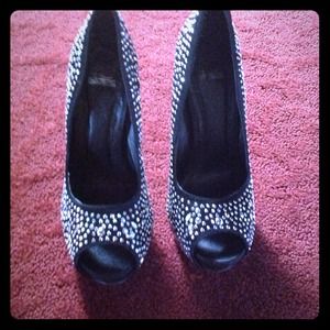 These shoes I only wore once and they are size 5