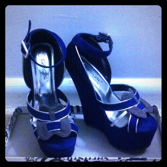 Blue Wedges