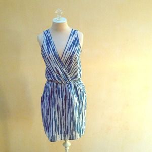 Best Society Blue and White Sundress, size S