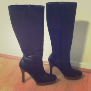 SALECharlotte Russe Platform Chocolate Brown Boots