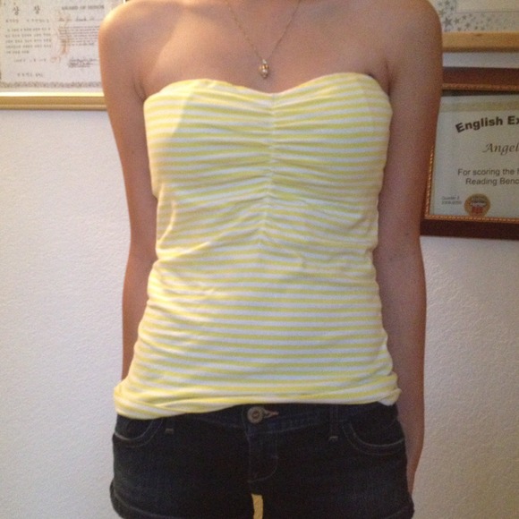 Striped Sweetheart Tube Top - Picture 1 of 1