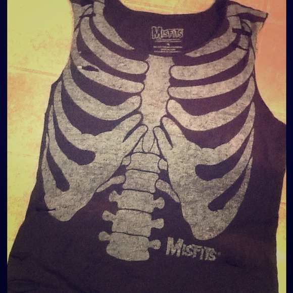 MISFITS rib cage shirt!!