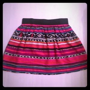 Tribal print Forever 21 mini skirt