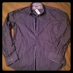 EXPRESS Fitted Men's Button Down NWT Size Med