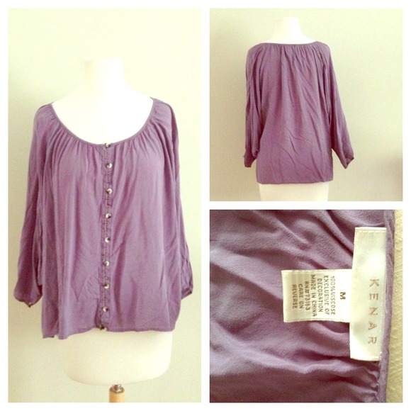 Lavender boho top - Picture 1 of 1