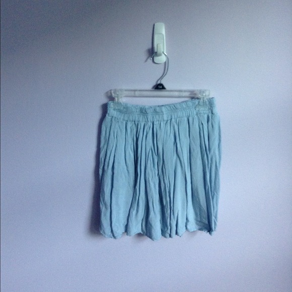 Light blue brandy Melville luma skirt