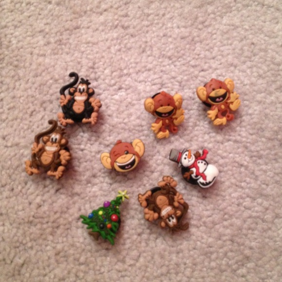 Set of 8 insert decorations for crocs
