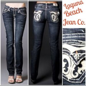 ✨New Listing- Laguna Beach Jeans White Stitch
