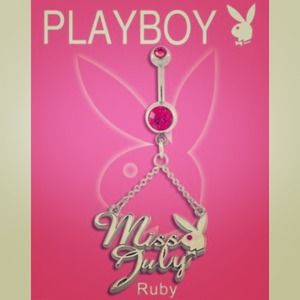 Playboy bunny bellyring