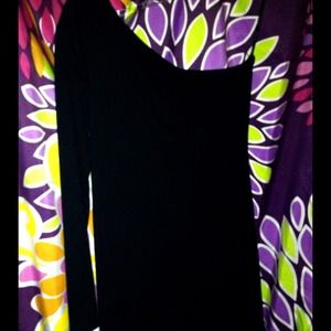 Long 1/2 sleeveless top