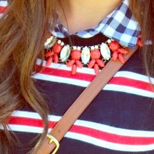 Jewelry - Red J. Crew lookalike necklace Jewelry - Red J. Crew lookalike necklace