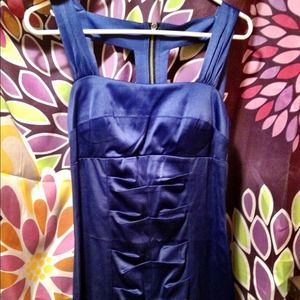 Sexy blue dress!