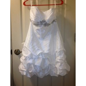 white homecoming dress