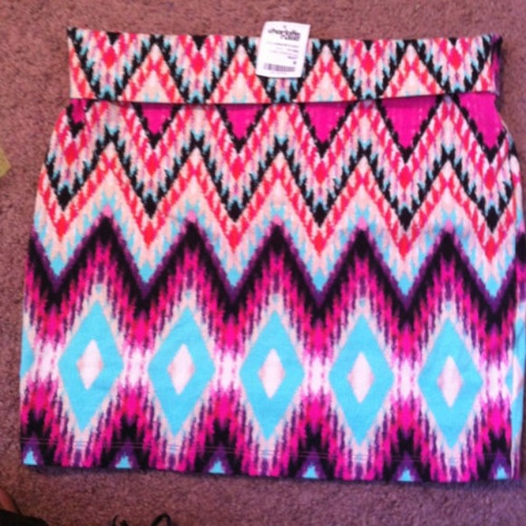 Charlotte Russe Dresses & Skirts - Tribal print high waisted skirt charlotte russe