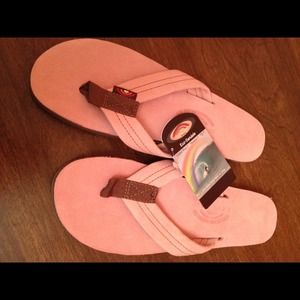❤ RESERVED❤ Pink Rainbow Sandals Large