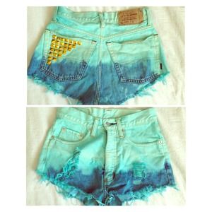 High waisted shorts