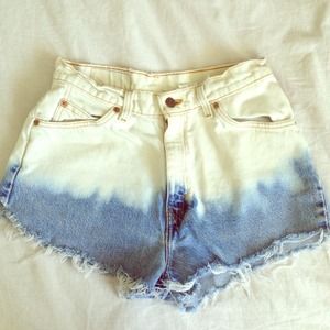 High waisted shorts