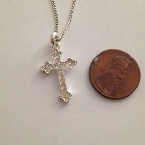Small cross necklace