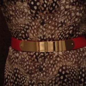 Red gold plated belt...SOLD.....,