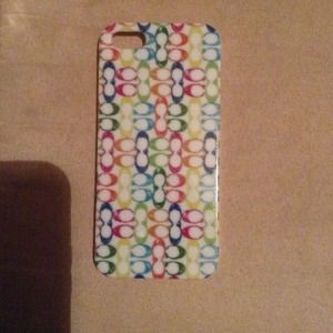 iPhone 5 coach case brand new
