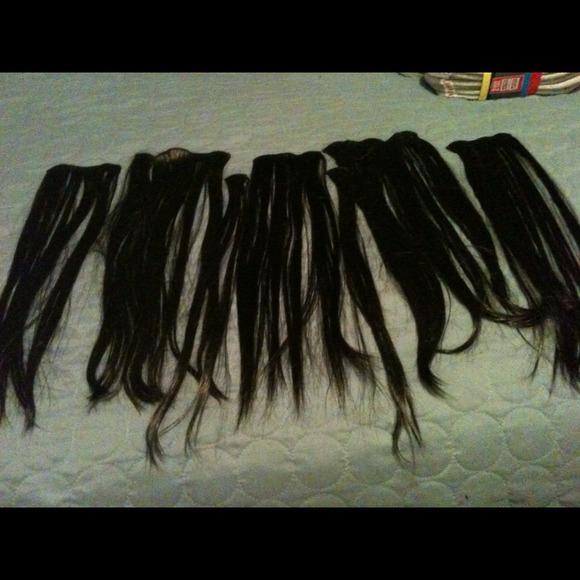Traded-----16 inch hair extensions. 7 pieces