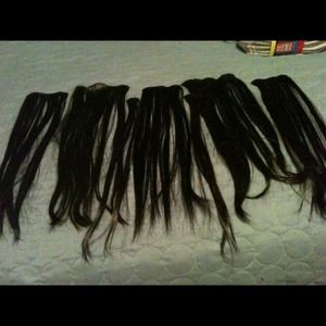 Traded-----16 inch hair extensions. 7 pieces