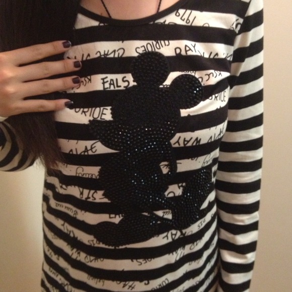 Cute diamond bear long shirt - Picture 4 of 4