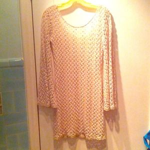 Free people boho crochet dress