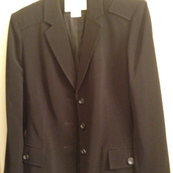 Black pantsuit jacket