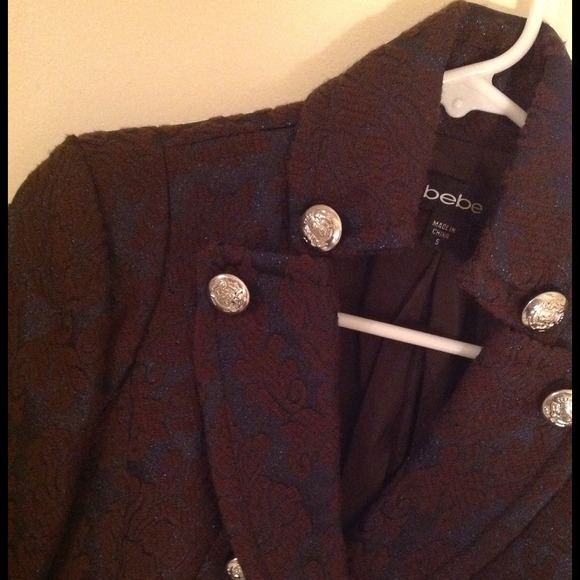 BEBE BLAZER-ONLY WORN ONCE!! VERY UNIQUE!!! - Picture 3 of 3